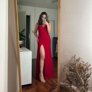 Beautiful red gown dress